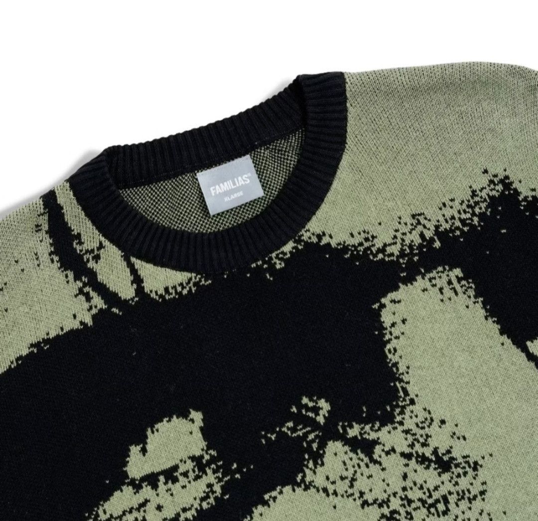 Japanese Brand × PPFM Black colour wood knitwear sweater Size US M / EU 48-50 / 2 - 2 Thumbnail