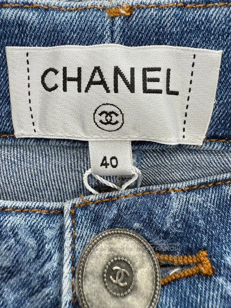 Chanel Chanel Diamond-slim jeans Size 26" / US 2 / IT 38 - 3 Thumbnail