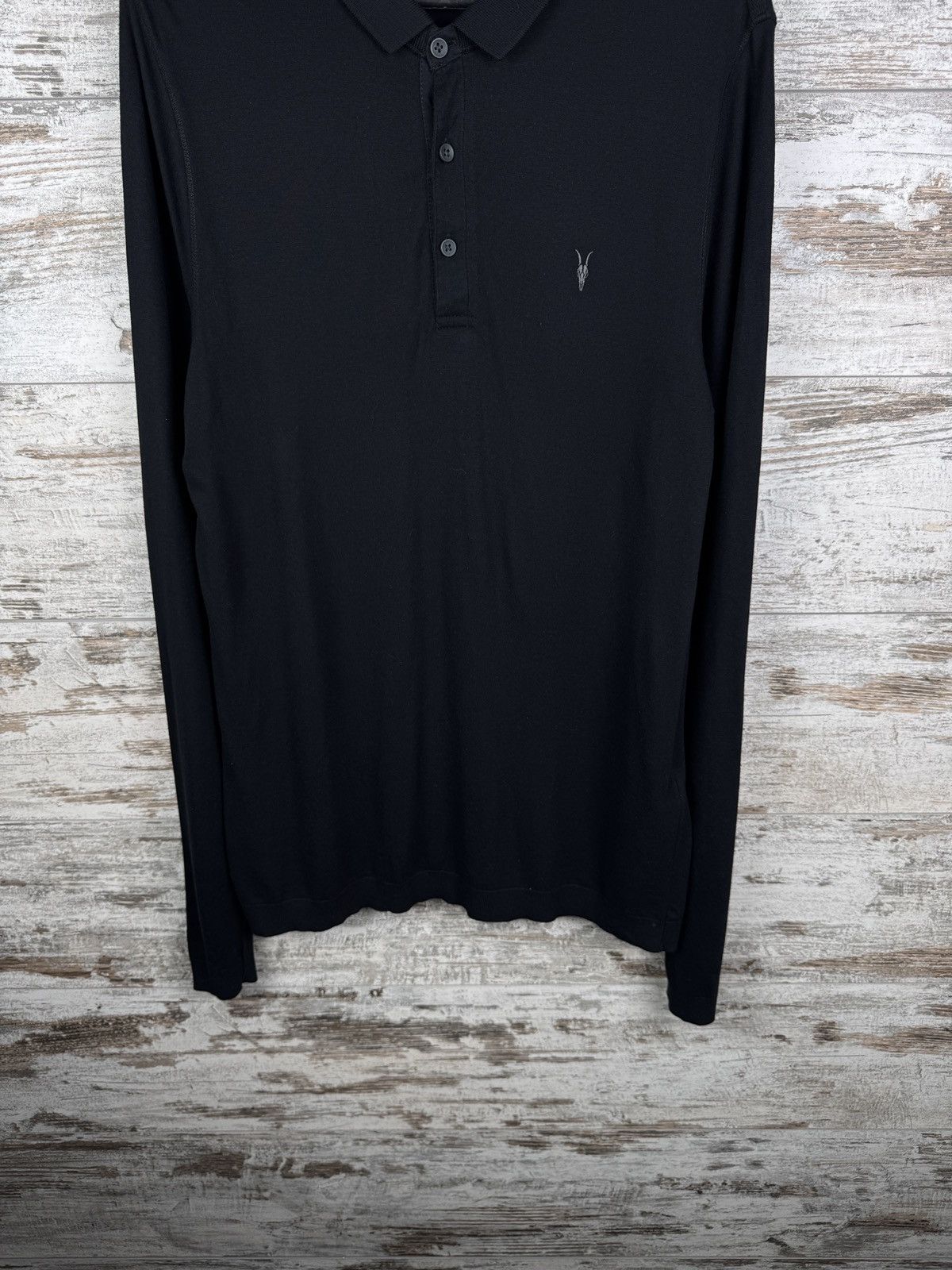 Allsaints Vintage AllSaints parlour ls polo long-sleeve T-shirt tee Size US XL / EU 56 / 4 - 4 Thumbnail