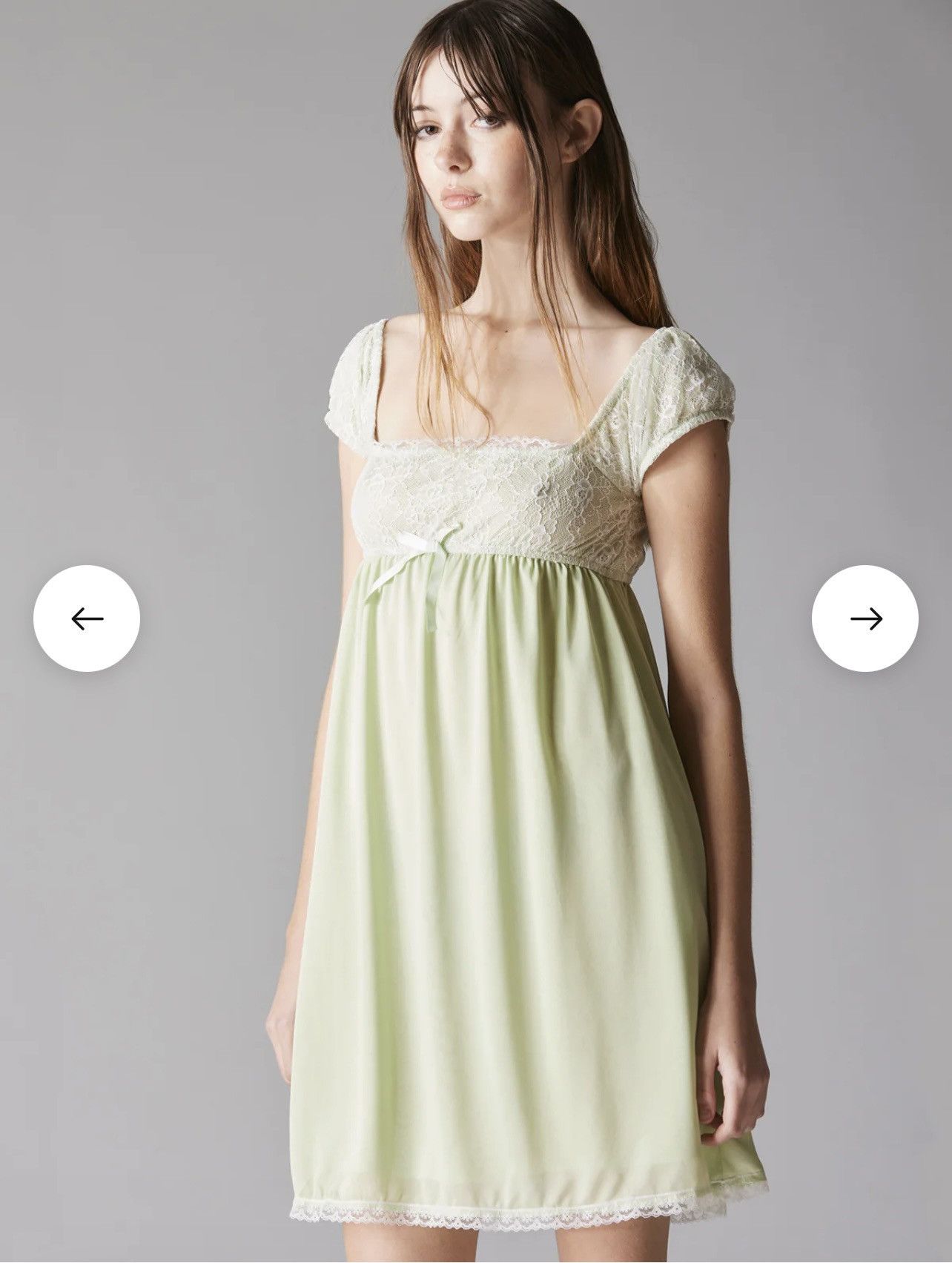UNIF Light Green Unif Sprite Dress Small Size S / US 4 / IT 40 - 6 Thumbnail