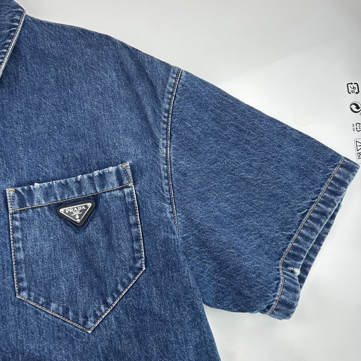 Prada Prada denim shirt Size US L / EU 52-54 / 3 - 8 Thumbnail