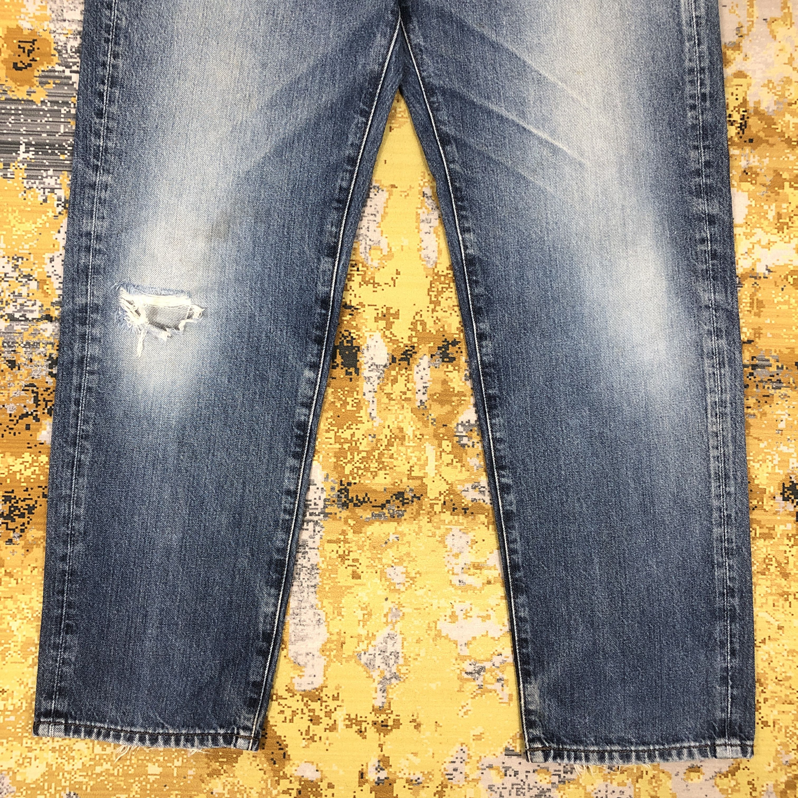 Uniqlo × Vintage Uniqlo Jeans Light Blue Wash Denim 33 x 29.5 L1284 Size US 33 - 3 Thumbnail