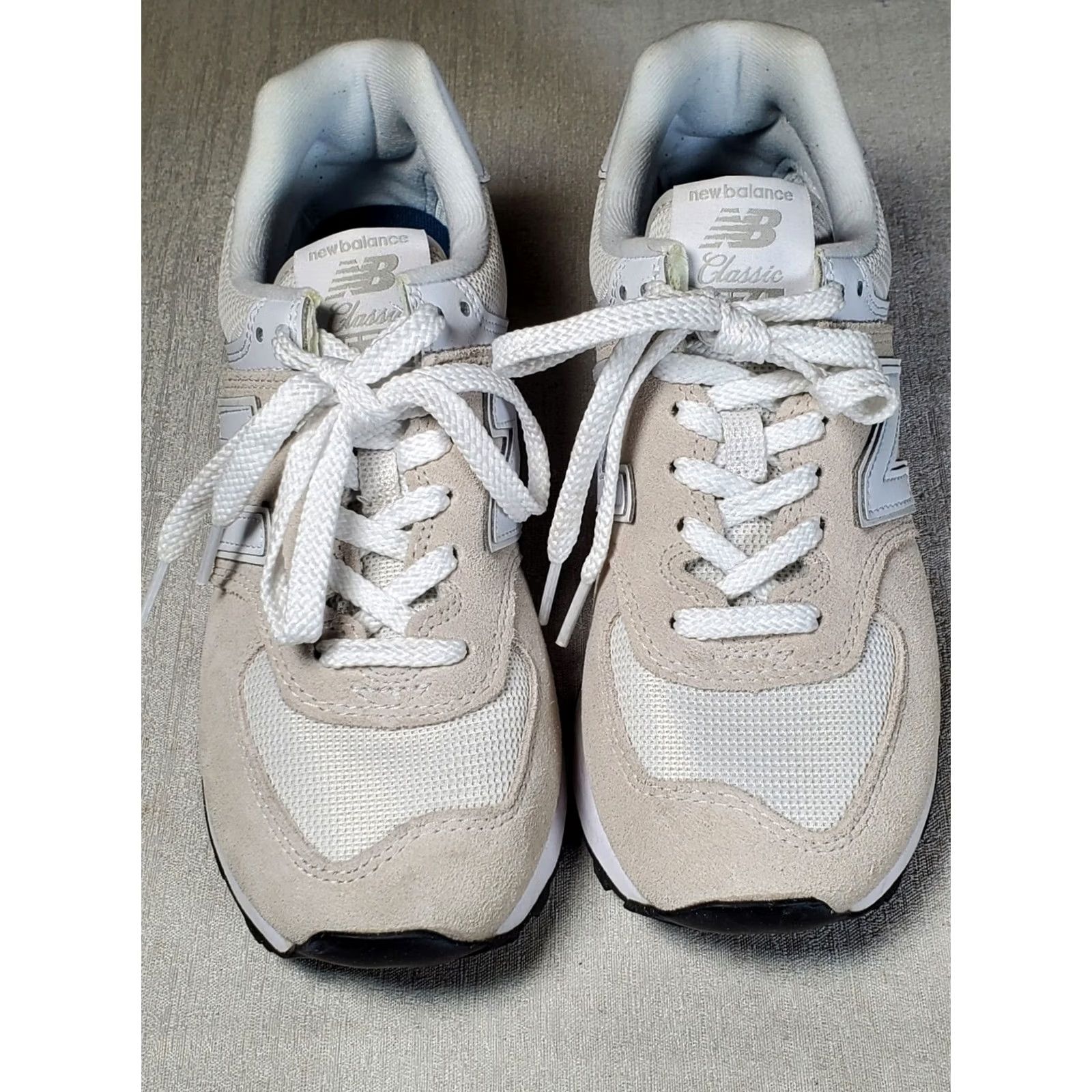 New Balance New Balance 574 Core Sneakers WL574EVW Nimbus Cloud / White Womens US 6.5 B Size US 7 / IT 37 - 6 Thumbnail