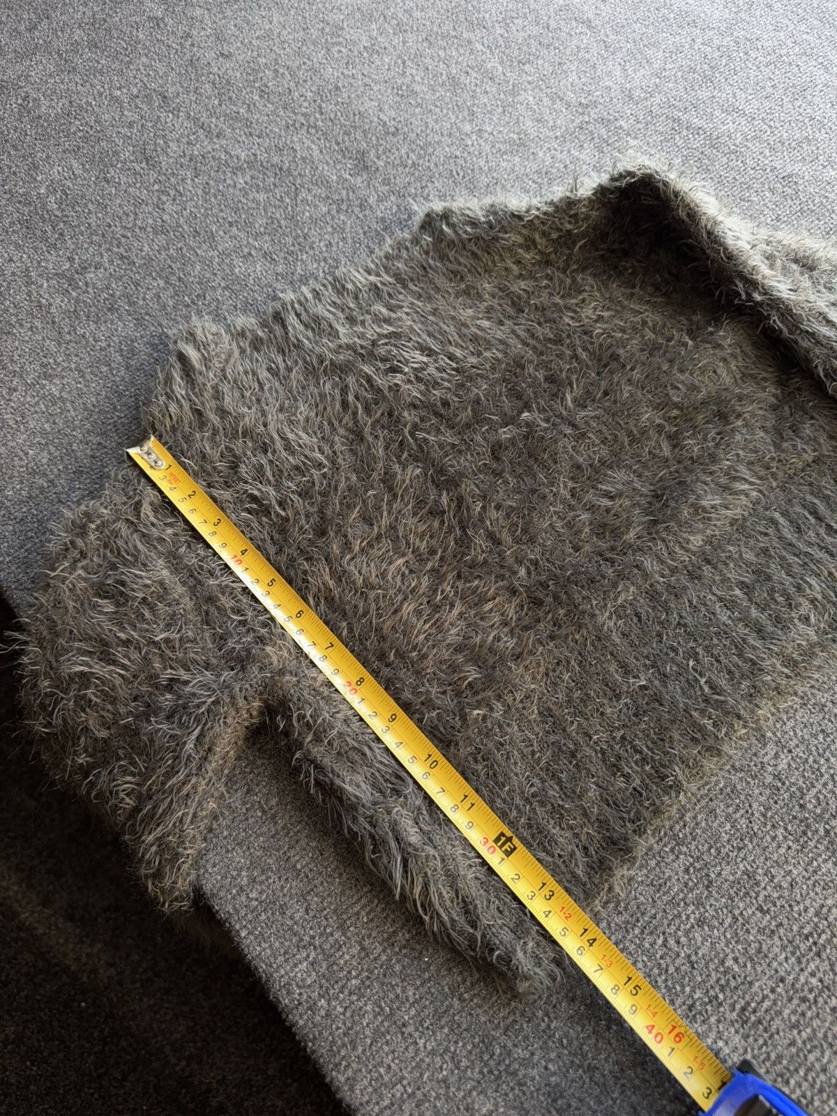 If Six Was Nine Fuzzy Japanese 00s Cropped Mohair Like Knit Bolero Cardigan Size S / US 4 / IT 40 - 12 Thumbnail