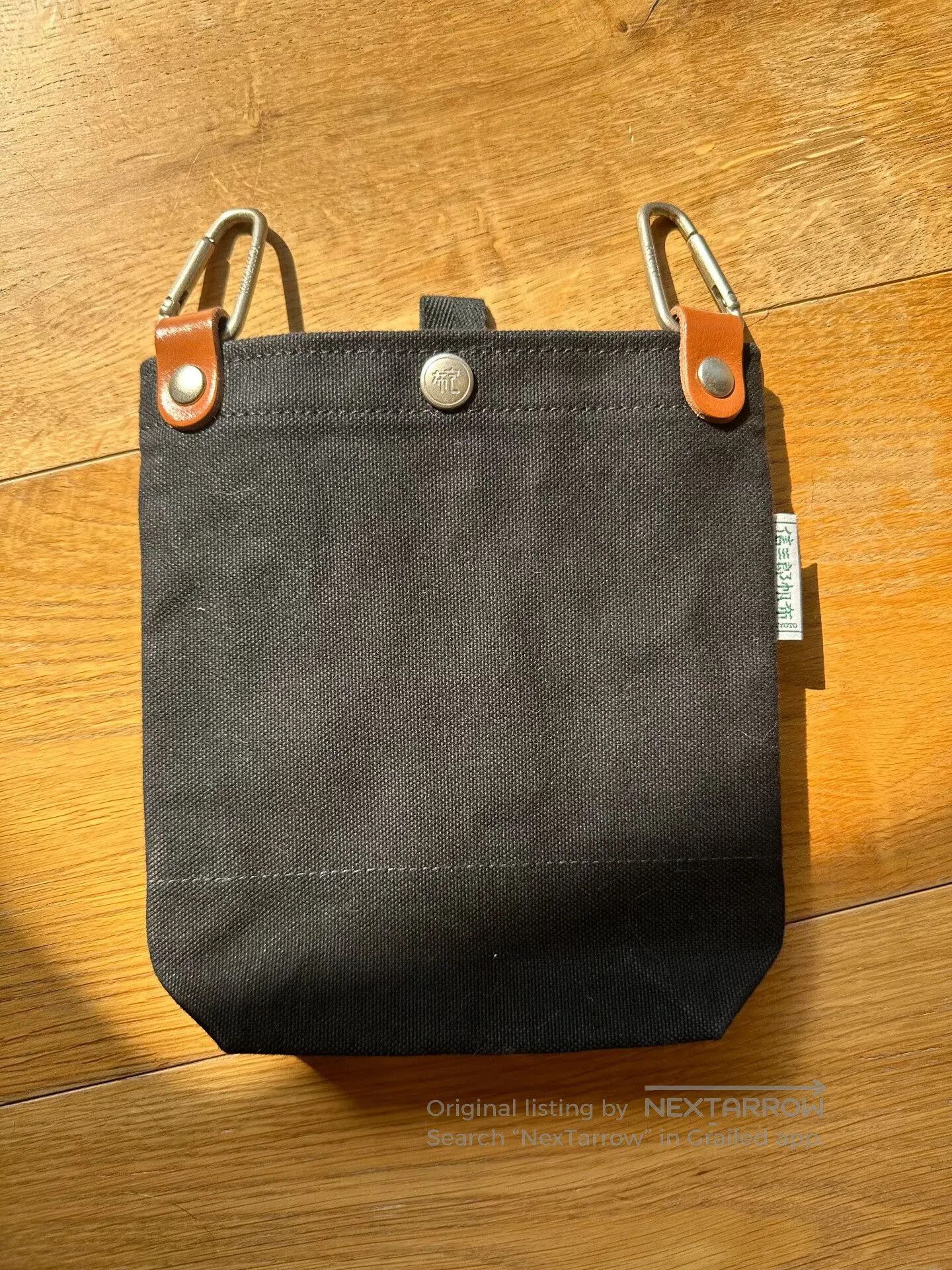 Japanese Brand Ichizawa Canvas Waist Bag Z-41 Model. Size ONE SIZE - 2 Thumbnail