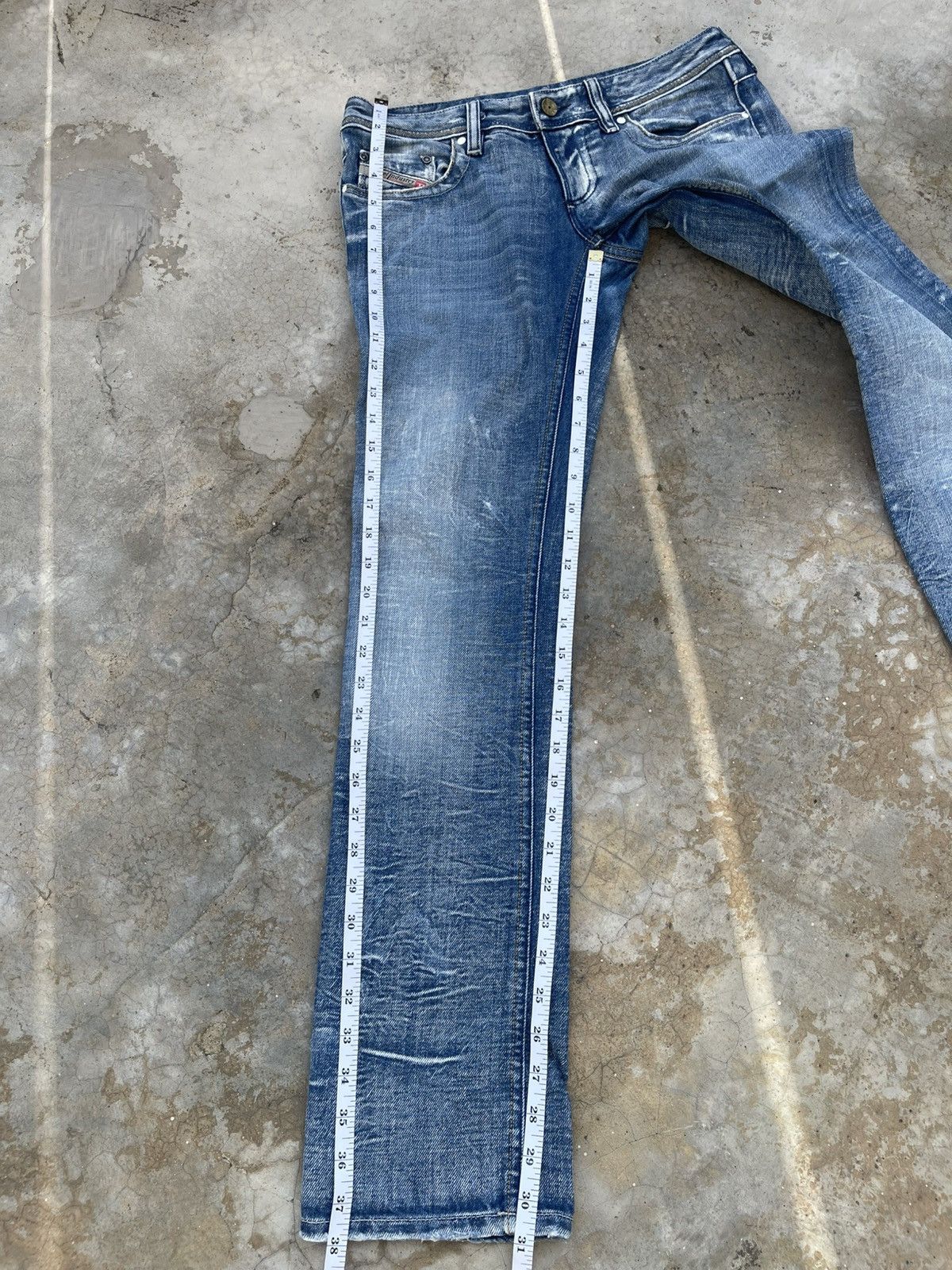 Diesel Vintage Diesel Lowky Distressed Denim s6 Size US 26 / EU 42 - 16 Thumbnail