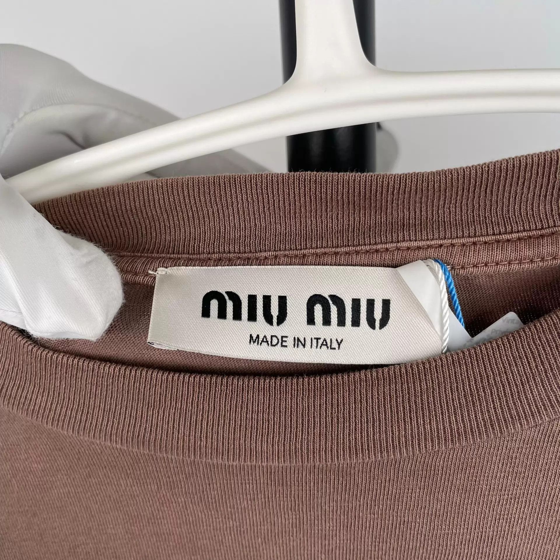 Miu Miu MIU MIU brown long sleeve sweatshirt XS Size XS / US 0-2 / IT 36-38 - 4 Thumbnail