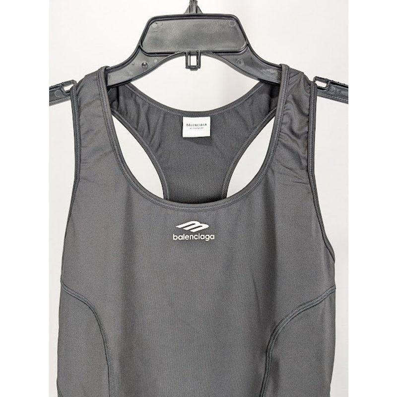Balenciaga o1rshd1 Athletic Tank Top in Black Size L / US 10 / IT 46 - 3 Thumbnail
