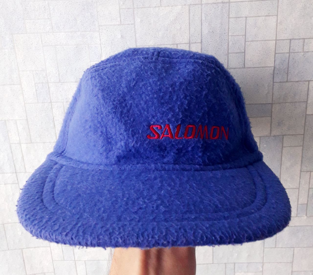 RARE🔥Vintage Salomon 90's Fleece Polartec Cap Hat