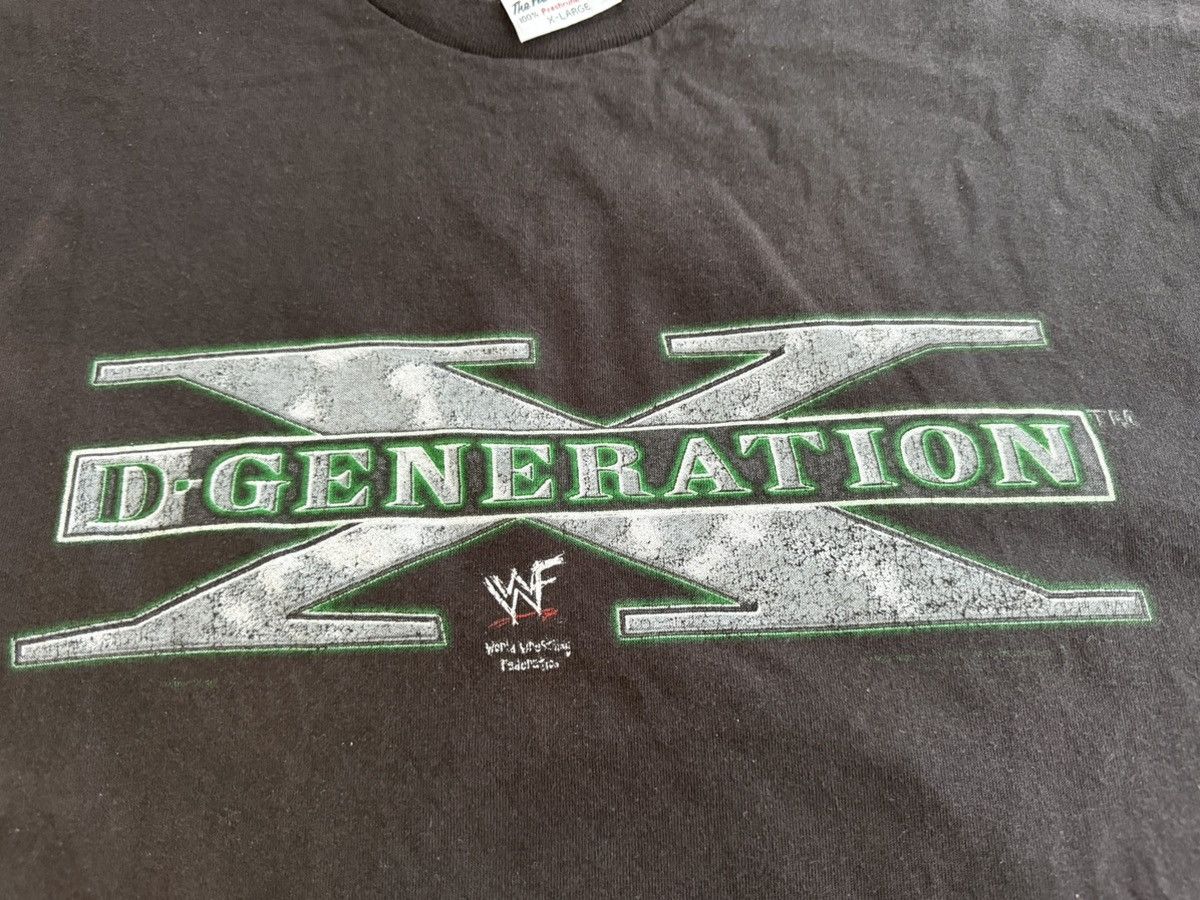 Vintage OG Vintage 90s WWF DX T Shirt HHH Shawn Michaels Size US XL / EU 56 / 4 - 3 Thumbnail