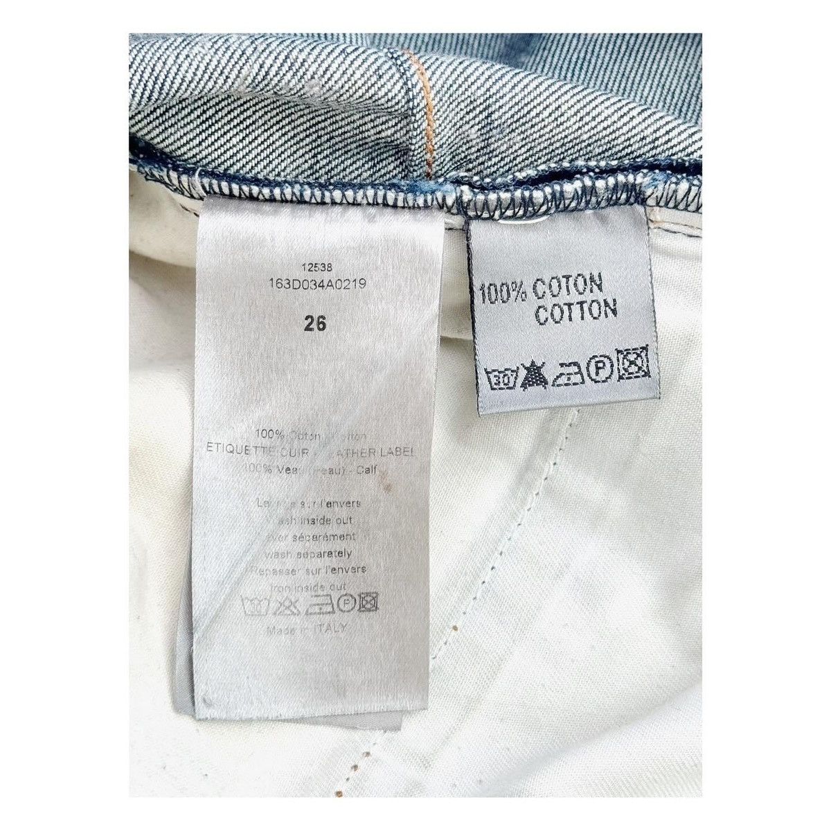 Dior × Hedi Slimane Dior Homme Denim Pants Size US 30 / EU 46 - 8 Thumbnail