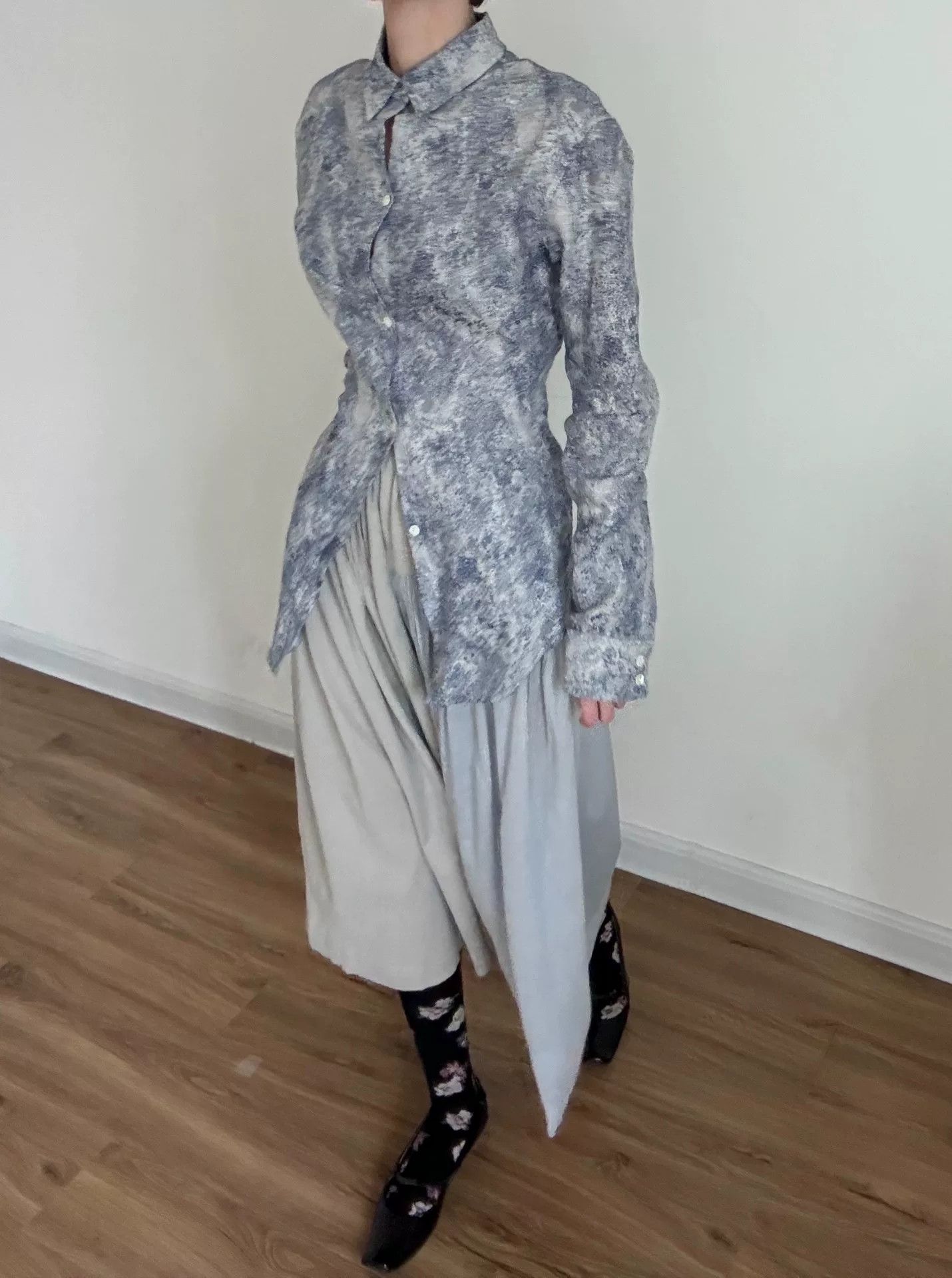 Rei Kawakubo Rei Kawakubo Multi Layered Skirt Size 22" - 1 Thumbnail