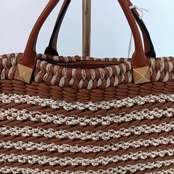 Valentino Valentino Garavani Men's Identity Woven Tote Bag Size ONE SIZE - 7 Thumbnail