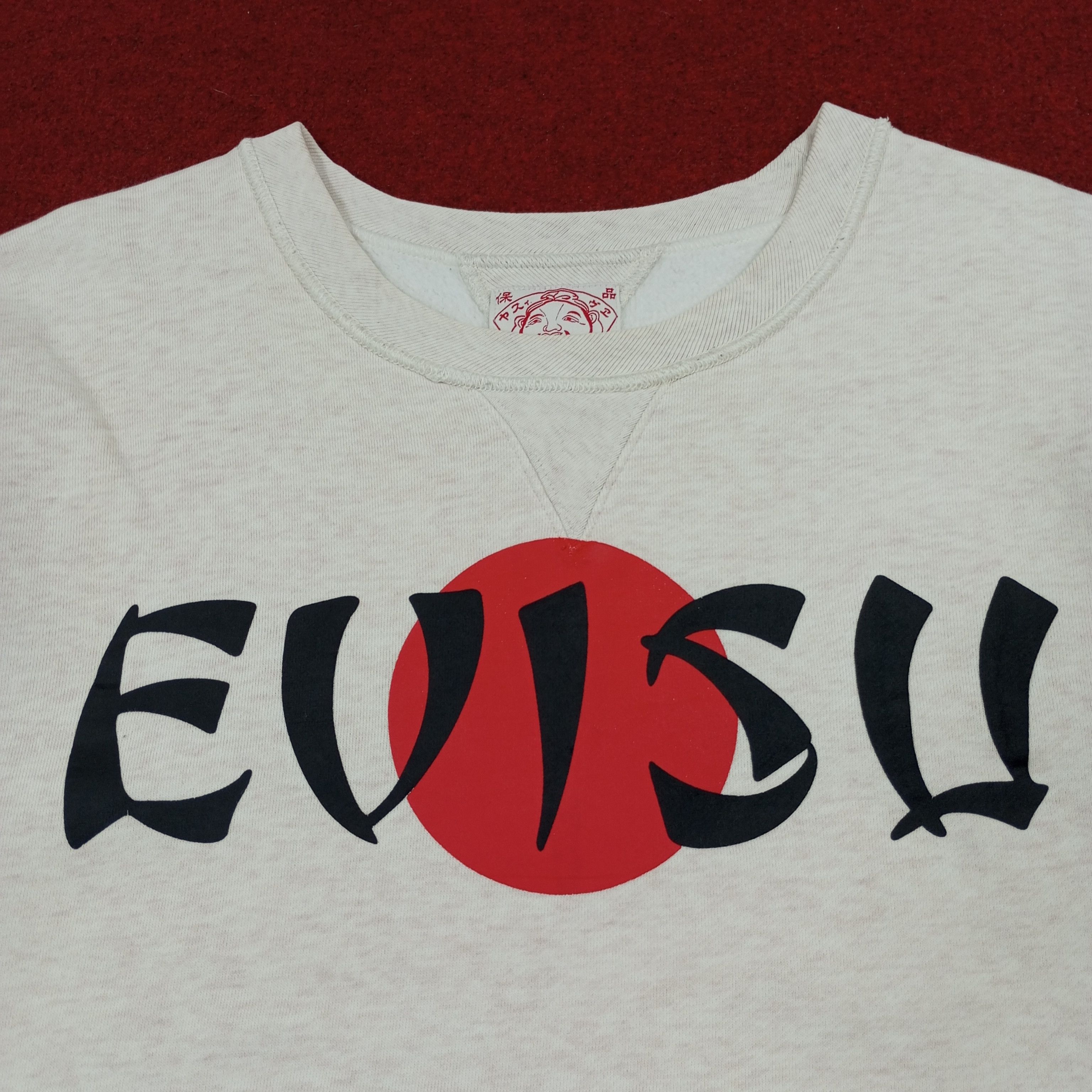 Evisu × Japanese Brand × Vintage Evisu Japanese Fashion Streetwear Style Sweatshirt Size US L / EU 52-54 / 3 - 2 Thumbnail