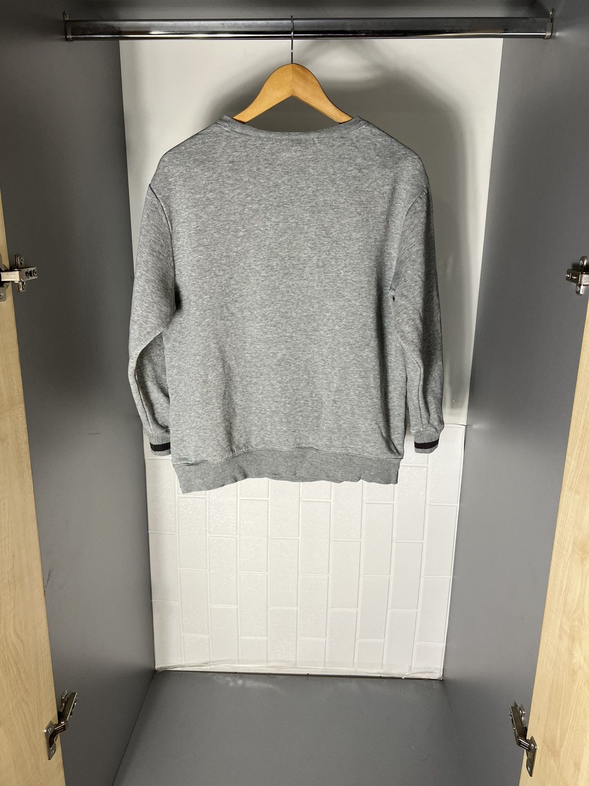 Nike VINTAGE NIKE BIG LOGO SWEATSHIRT DRILL SWOOSH RETRO Y2K 90s Size US XS / EU 42 / 0 - 15 Thumbnail