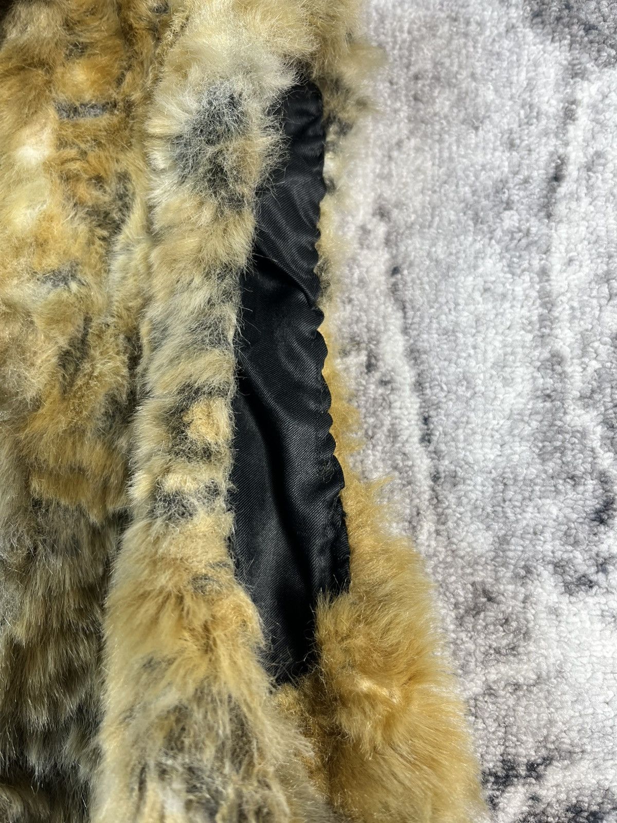 Armani Armani Jeans Faux Fur Vest – Brown Multi – Zip Up – AJ Logo Size M / US 6-8 / IT 42-44 - 7 Thumbnail