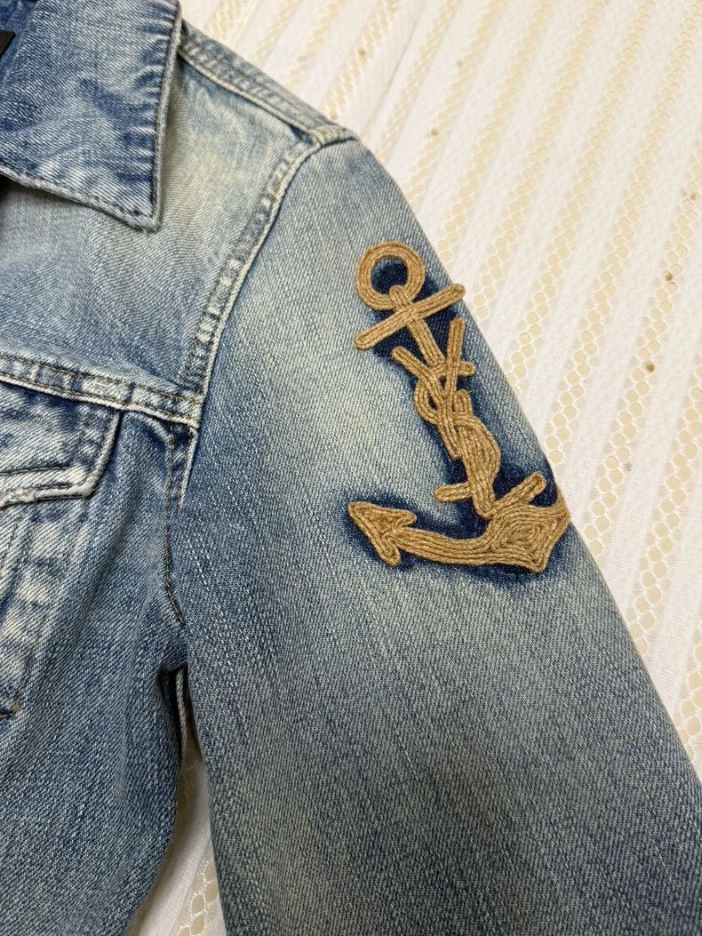 Saint Laurent Paris Saint Laurent Paris Embroidered denim jacket-2506 Size US S / EU 44-46 / 1 - 3 Thumbnail