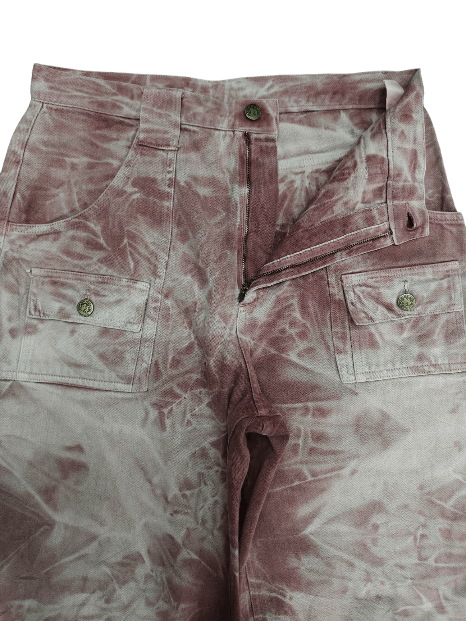Hysteric Glamour Baggy Jeans Smiths Acid Wash Wide Leg Denim Y2k Size US 30 / EU 46 - 9 Thumbnail