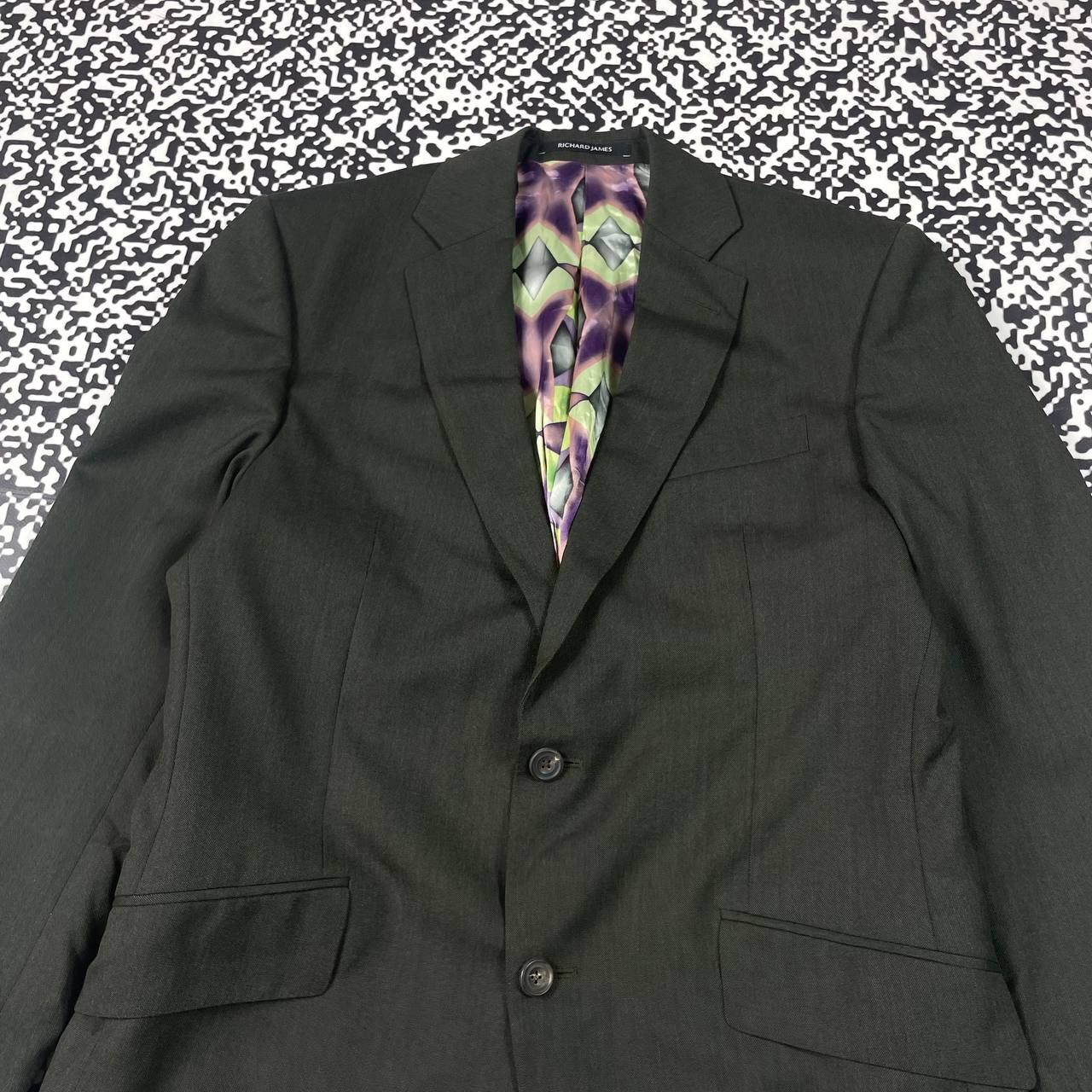 Richard James Vintage Y2K Richard James Luxury Casual Wool Blazer Size 38S - 4 Thumbnail