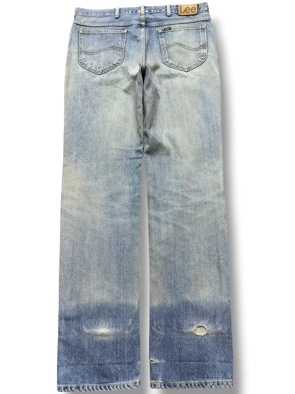 Lee Vintage Lee Faded Mudwash Grunge Distressed Denim Size US 36 / EU 52 - 4 Thumbnail