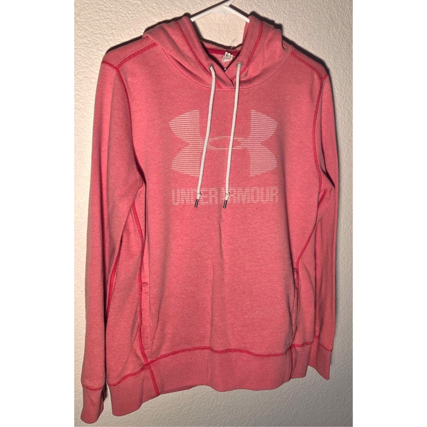 Under Armour Under Armour Pink Loose Fit Hoodie - Medium - Cozy & Stylish Size M / US 6-8 / IT 42-44 - 2 Thumbnail