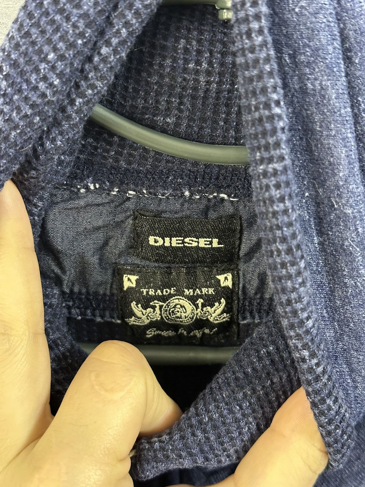 Diesel Rare Vintage Zip Sweatshirt Diesel Japan Avant-Garde Style. Size US XL / EU 56 / 4 - 9 Thumbnail