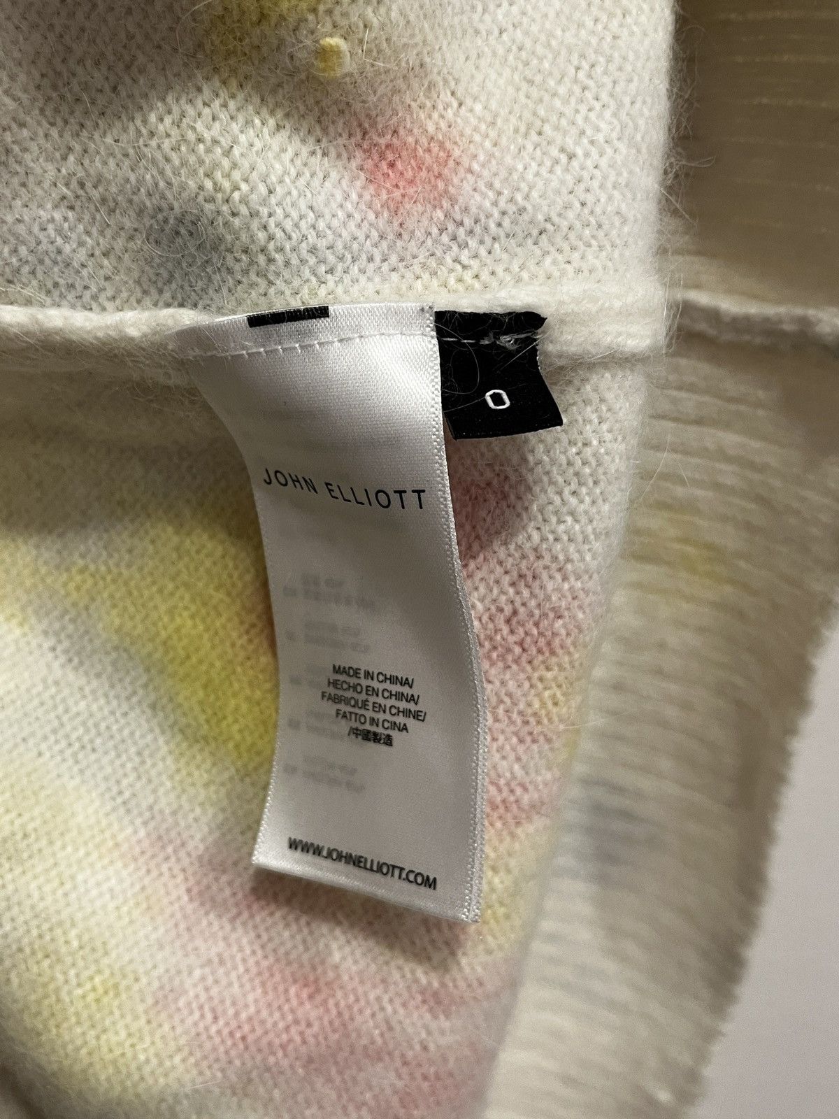 John Elliott John Elliot Angora Painted Sweater (unisex) Size US S / EU 44-46 / 1 - 20 Thumbnail