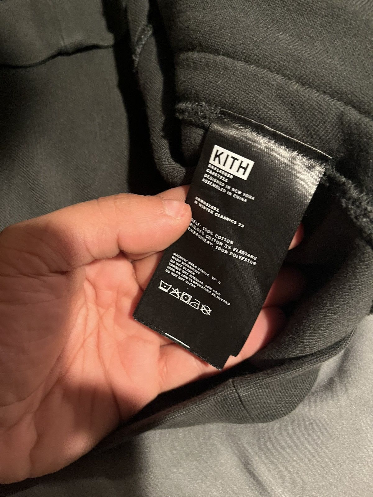 Kith Kith Woven logo sweater zip up hoodie Size US S / EU 44-46 / 1 - 9 Thumbnail