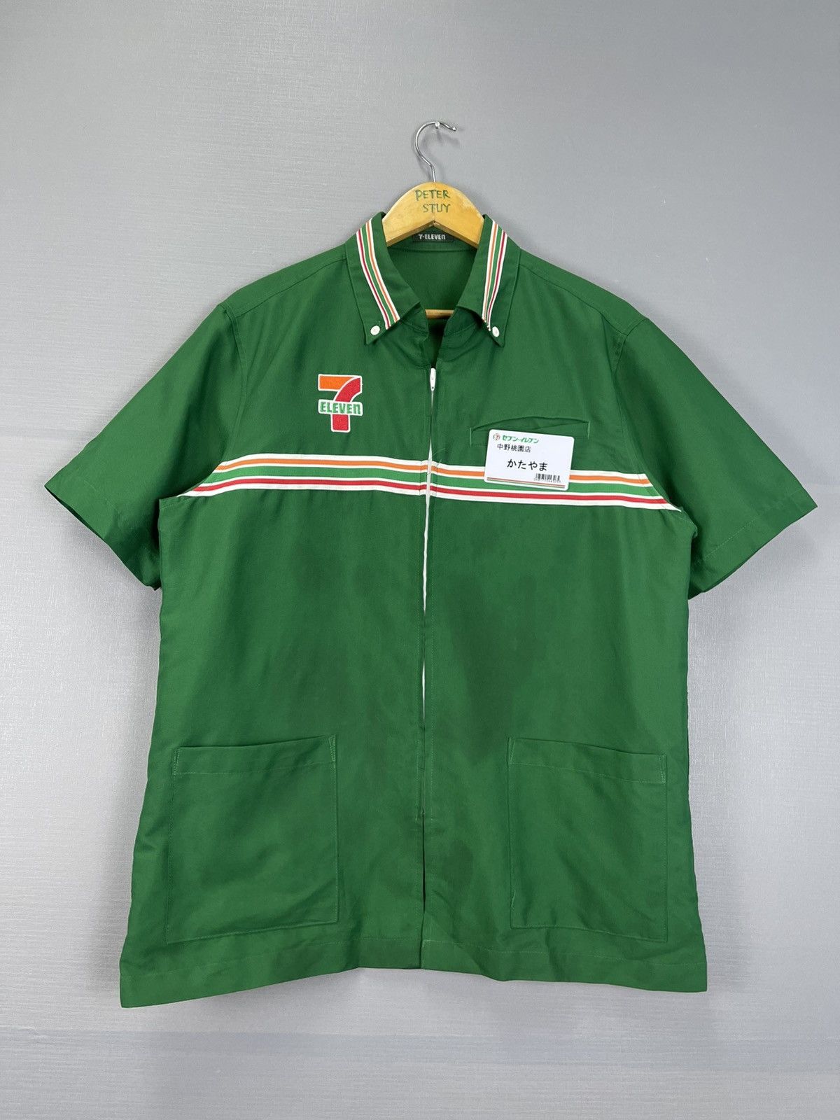 Vintage Vintage 7 Eleven Worker Shirt Size US L / EU 52-54 / 3 - 1 Thumbnail
