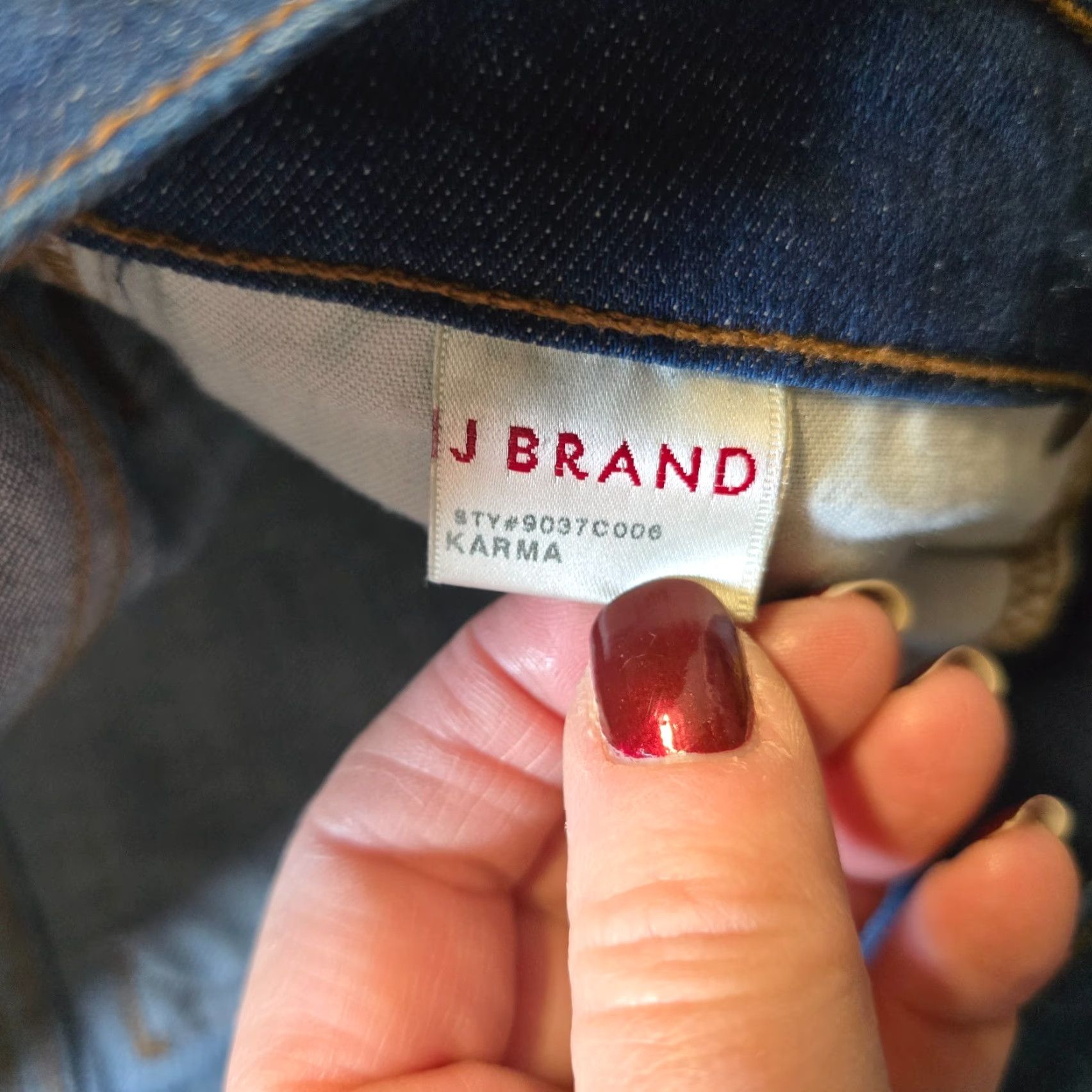 J Brand J Brand Jeans Womens 25 Blue Karma Mid Rise Super Skinny Stretch Casual Jeans Size 42" / US 20 - 5 Thumbnail