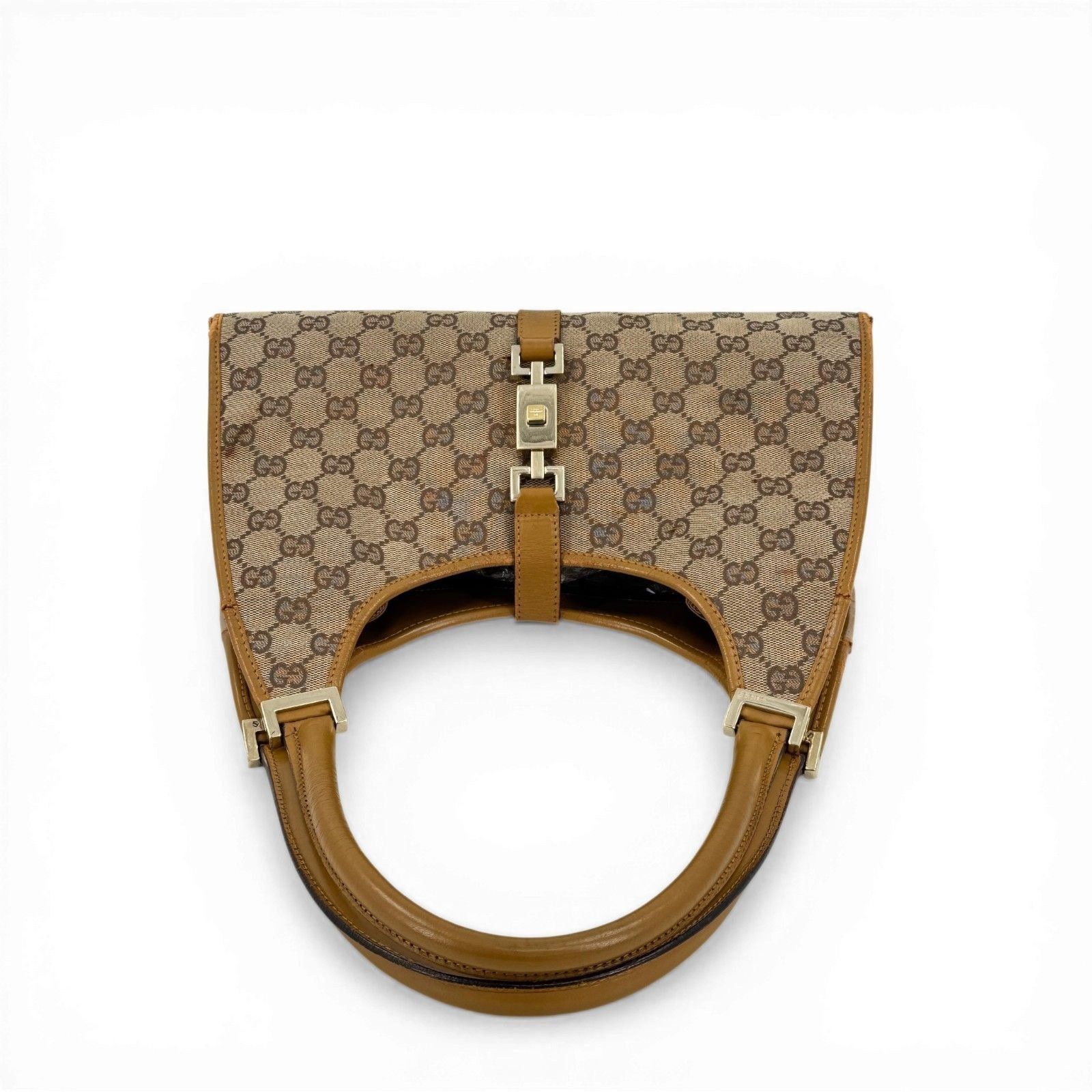 Gucci Gucci - GG Canvas Jackie Shoulder Preloved Size ONE SIZE - 6 Thumbnail