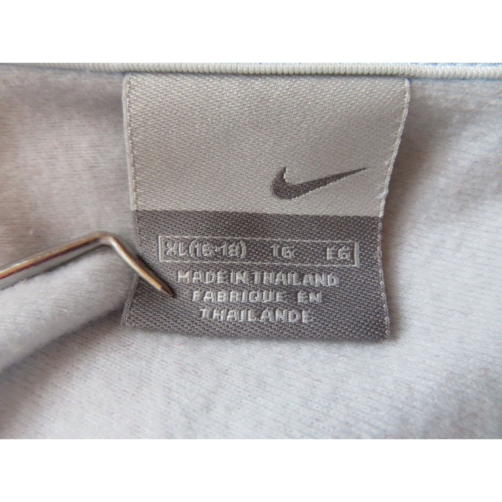 Nike NIKE Womens Track Jacket Light Blue & Navy Sz XL Y2K Size XL / US 12-14 / IT 48-50 - 5 Thumbnail