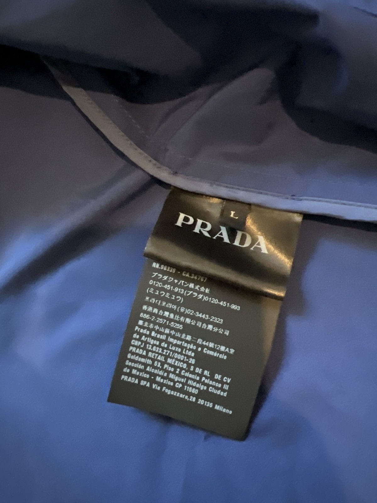 Prada Men’s prada zip shirt Size US L / EU 52-54 / 3 - 3 Thumbnail