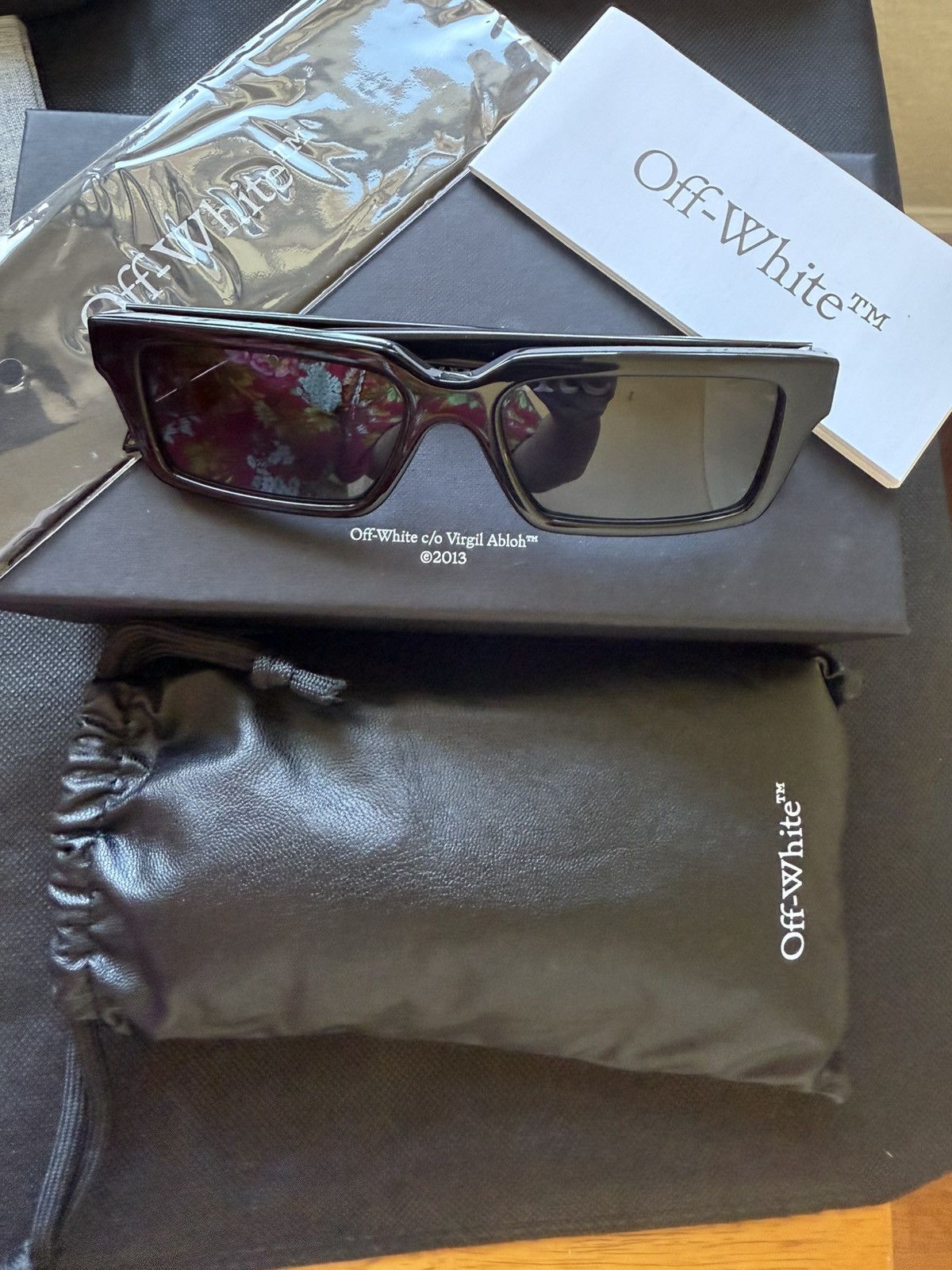 Off-White Off White Black Warren Sunglasses Size ONE SIZE - 1 Thumbnail