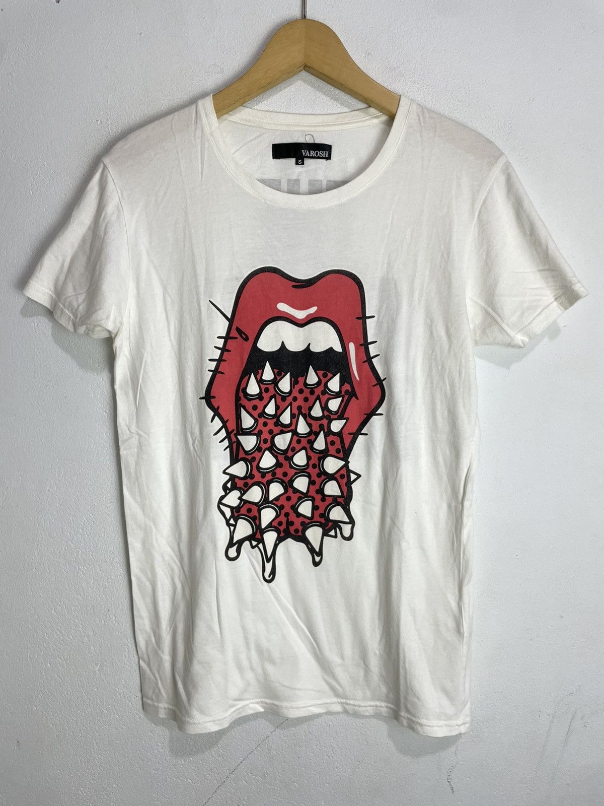 Hysteric Glamour Varosh Tongue Punk Tshirt poem the great feeling tee Size S / US 4 / IT 40 - 1 Thumbnail