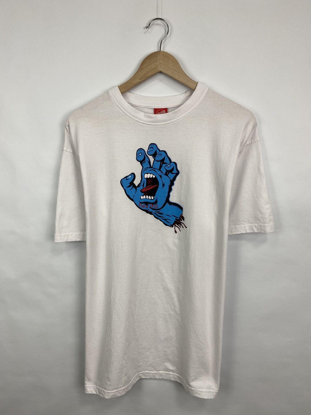 Santa Cruz Skateboards 🇺🇸 Y2K Santa Cruz T-Shirt Rare Retro Hype Size US L / EU 52-54 / 3 - 3 Thumbnail