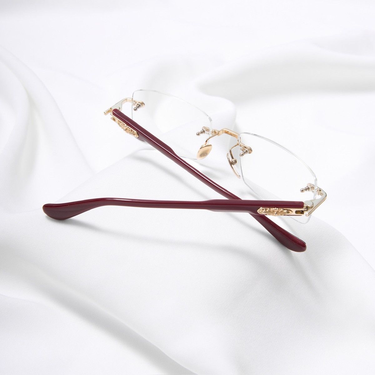 Chrome Hearts CHROME HEARTS DEEP II GOLD PLATED BORDELLO GLASSES Size ONE SIZE - 7 Thumbnail
