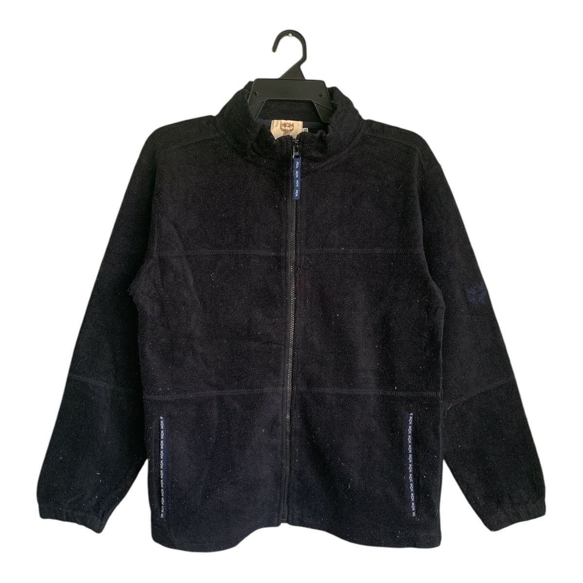 Designer × MCM Rare Design MCM Zipper Fleece Sweater Size US S / EU 44-46 / 1 - 1 Thumbnail