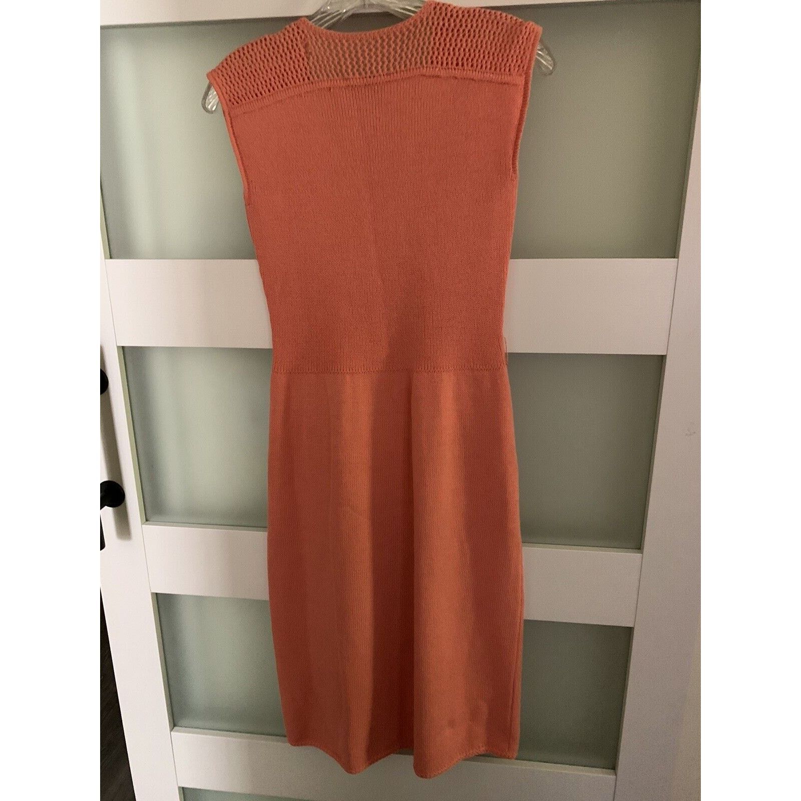 St. John St. John Vintage Santana Coral Knit Belted Dress small Size S / US 4 / IT 40 - 7 Thumbnail
