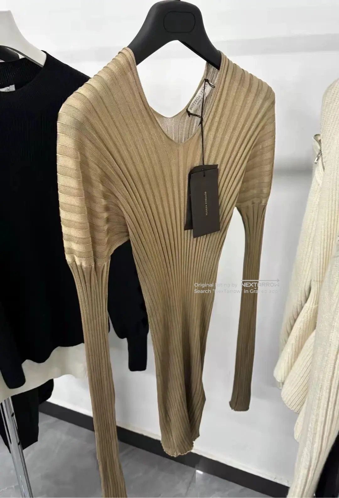 Bottega Veneta BV Silk Knit Top 100% Mulberry Silk Size 42 New Size M / US 6-8 / IT 42-44 - 1 Thumbnail