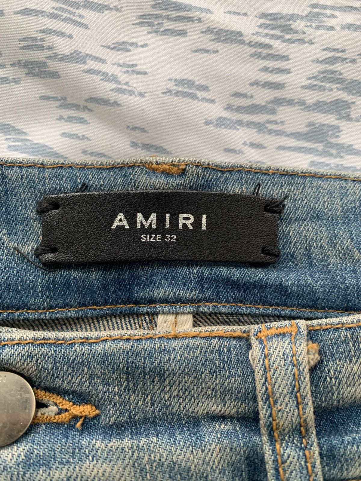 Amiri Amiri denim light blue wash Size US 32 / EU 48 - 2 Thumbnail