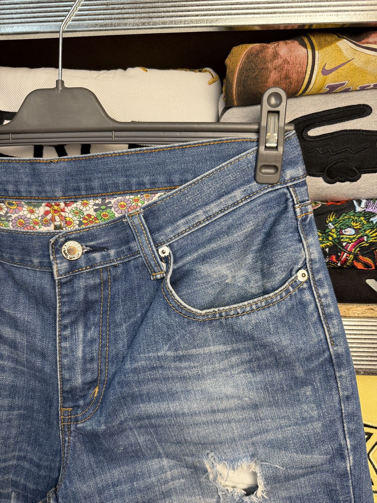 Levi's Levi’s Takashi Murakami Crazy Jeans Shorts Size US 32 / EU 48 - 6 Thumbnail