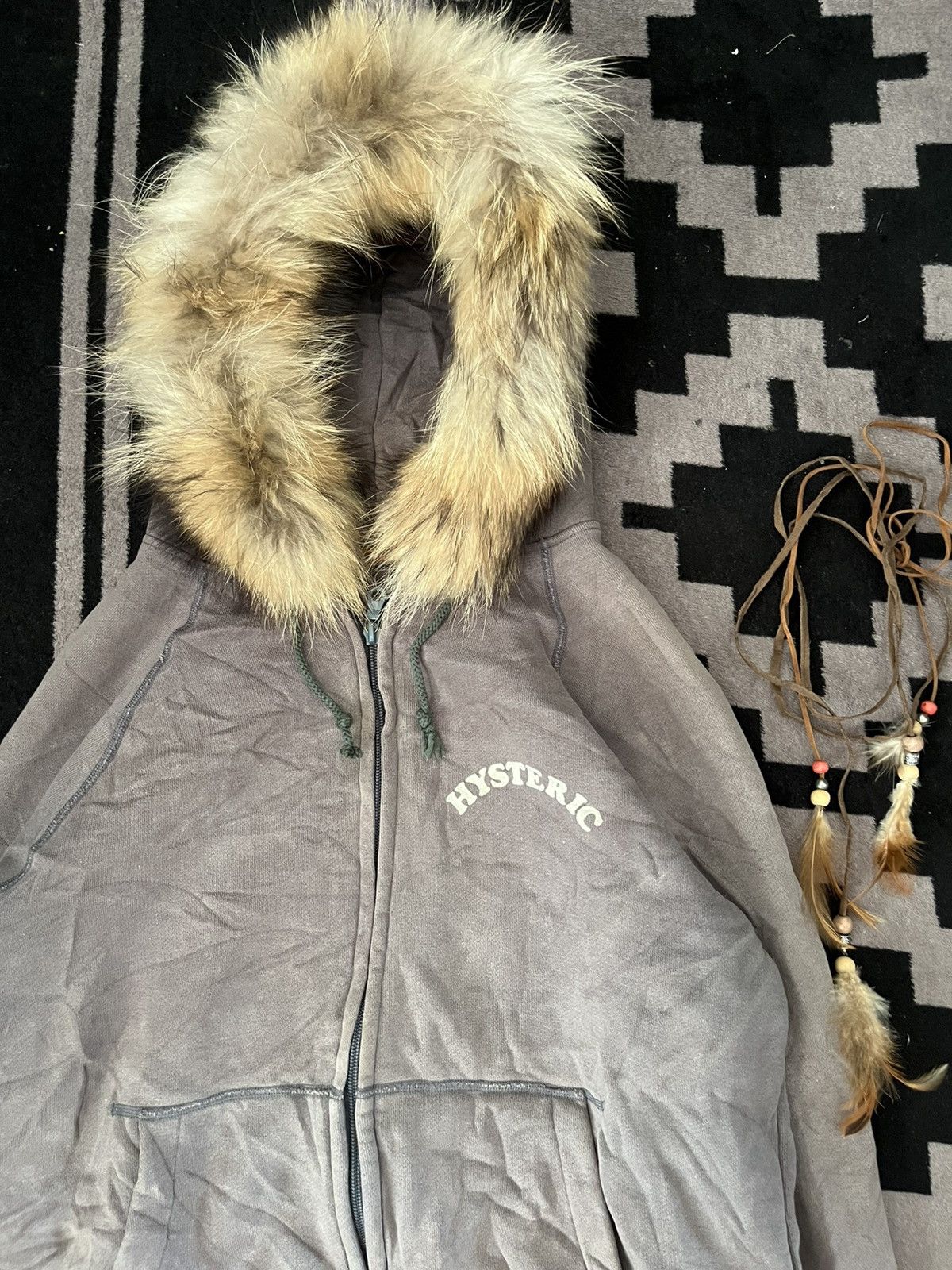 Hysteric Glamour Hysteric Glamour fur sun faded hoodie Size US M / EU 48-50 / 2 - 3 Thumbnail
