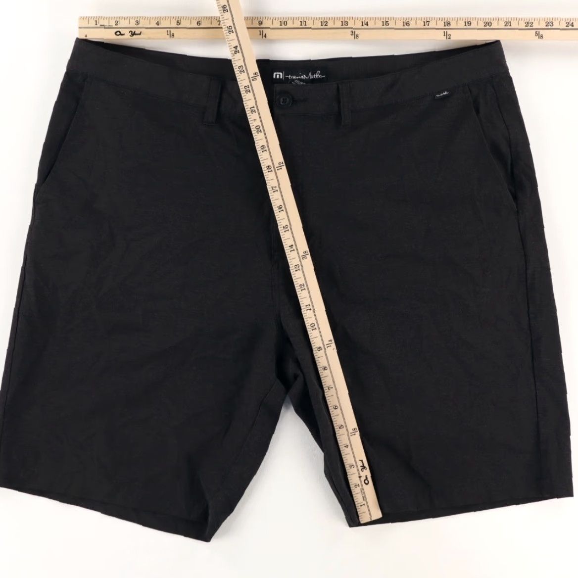 TravisMathew Travis Mathew Stretch Cotton Blend Woven Golf Shorts Black Men's 42 Size US 42 / EU 58 - 3 Thumbnail