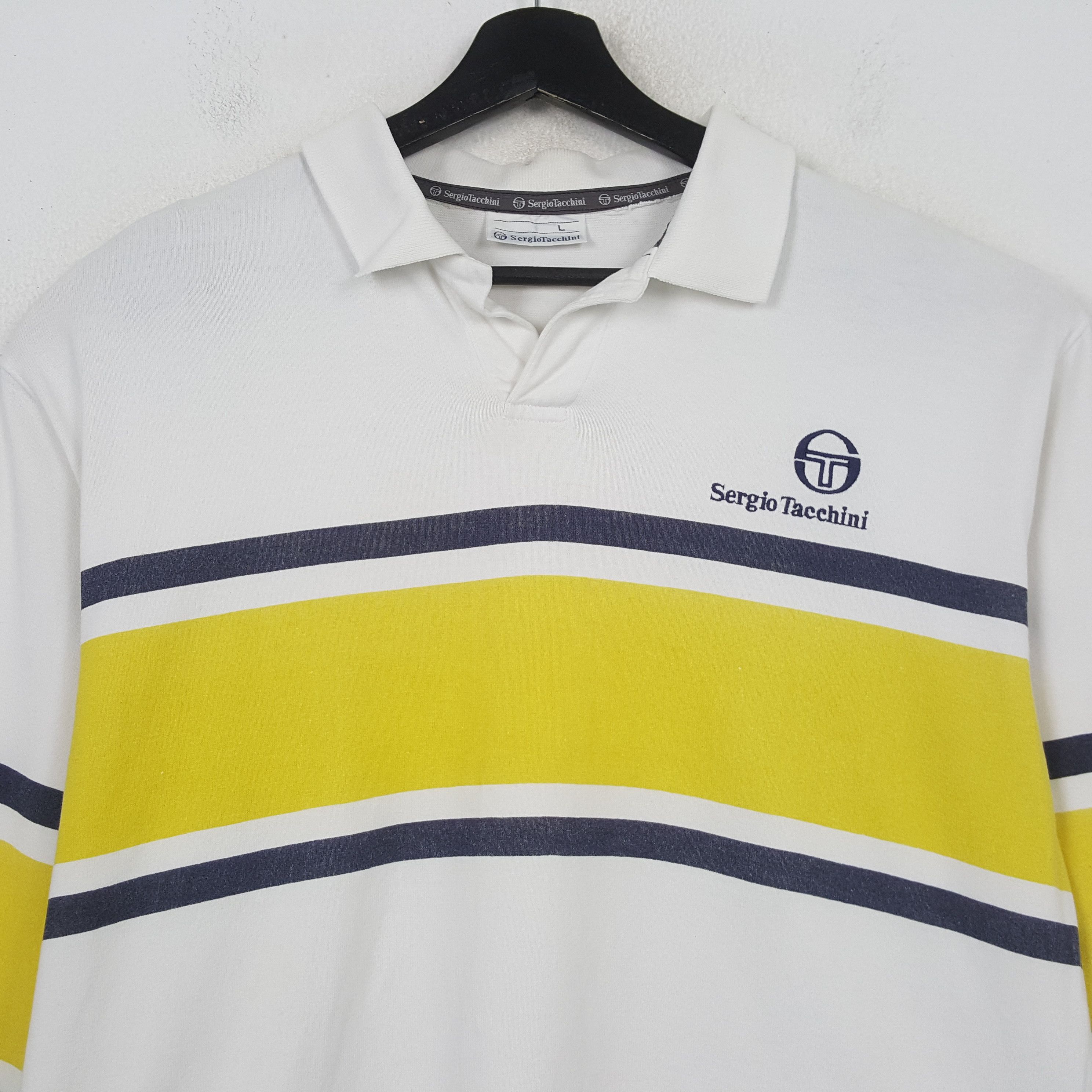 Sergio Tacchini Sergio Tacchini Nice Design Polos RR30 Size US XL / EU 56 / 4 - 2 Thumbnail