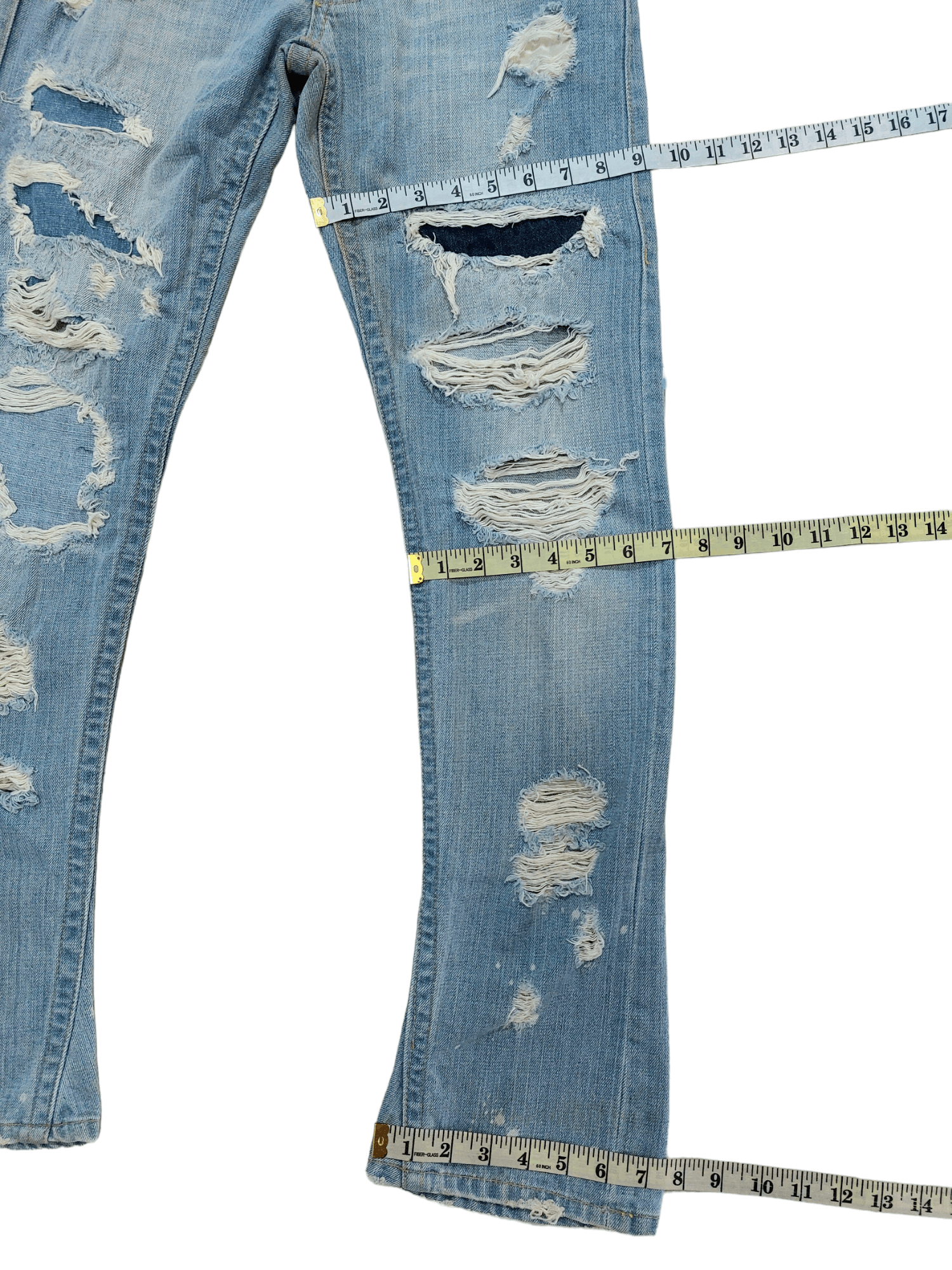 Vintage Sick Flare Low Rise Thrash Kurt Cobain Style Size 30" / US 8 / IT 44 - 16 Thumbnail