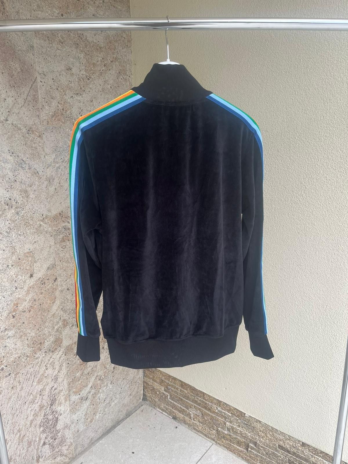 Palm Angels Chenille Track Jacket in Black Size US L / EU 52-54 / 3 - 10 Thumbnail