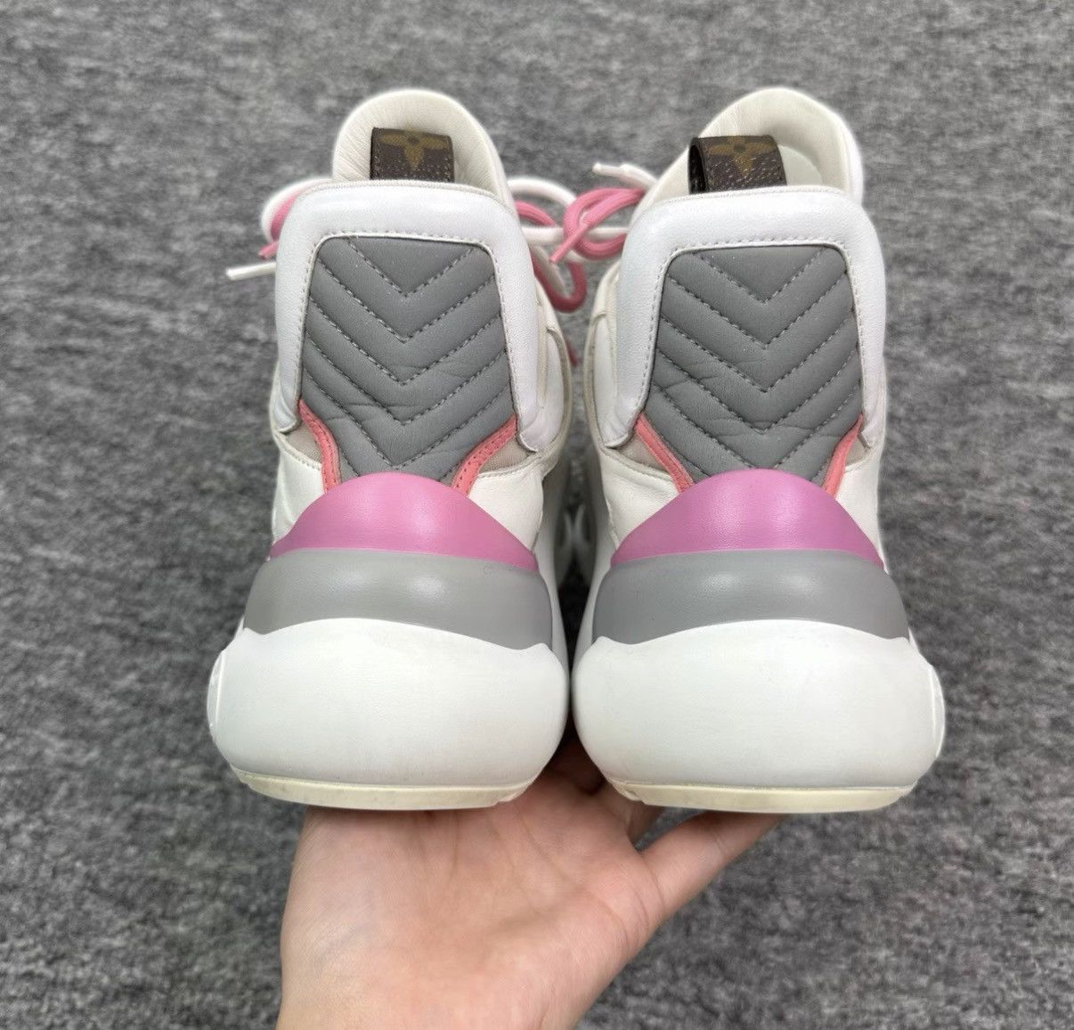 Louis Vuitton Louis Vuitton Pink Macaron Dad Sneakers K12 Size US 6.5 / IT 36.5 - 6 Thumbnail