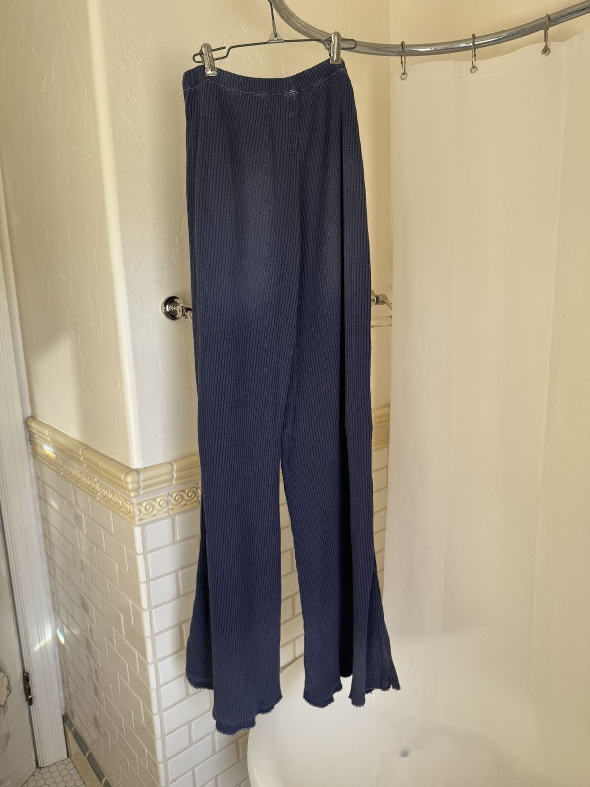ERL ERL Navy California Waffle Pant Large Size US 34 / EU 50 - 2 Thumbnail