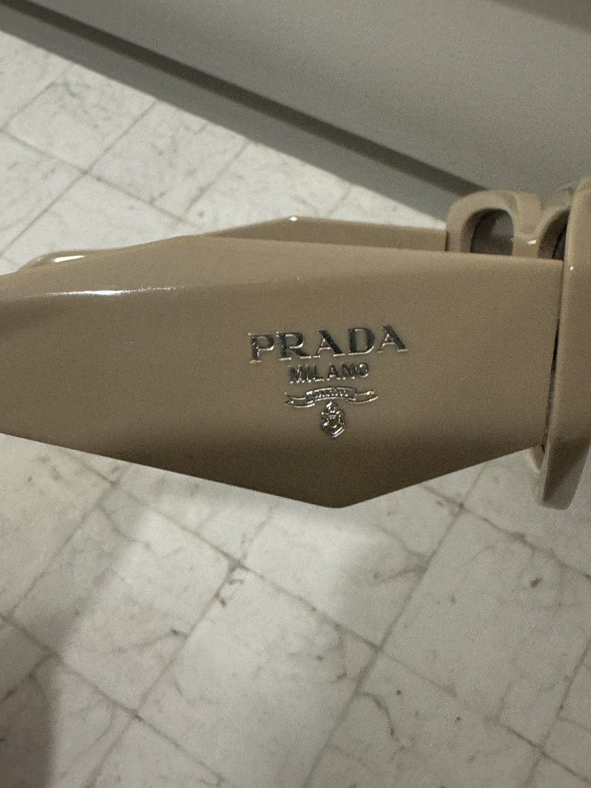 Prada Parada sand/beige sunglasses Size ONE SIZE - 6 Thumbnail